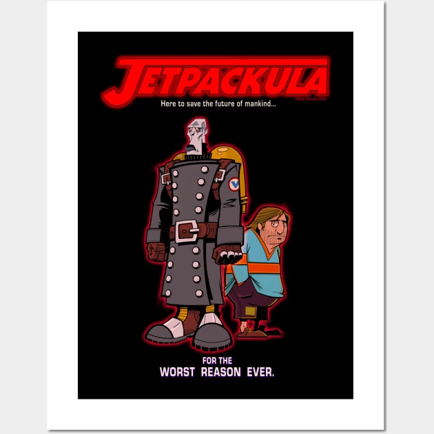 Jetpackula Wall Art by RobSchrab